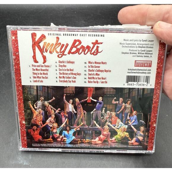 Kinky Boots Original Broadway Cast Cd Harvey Fierstein • Cyndi Lauper Mint -D - Picture 3 of 4